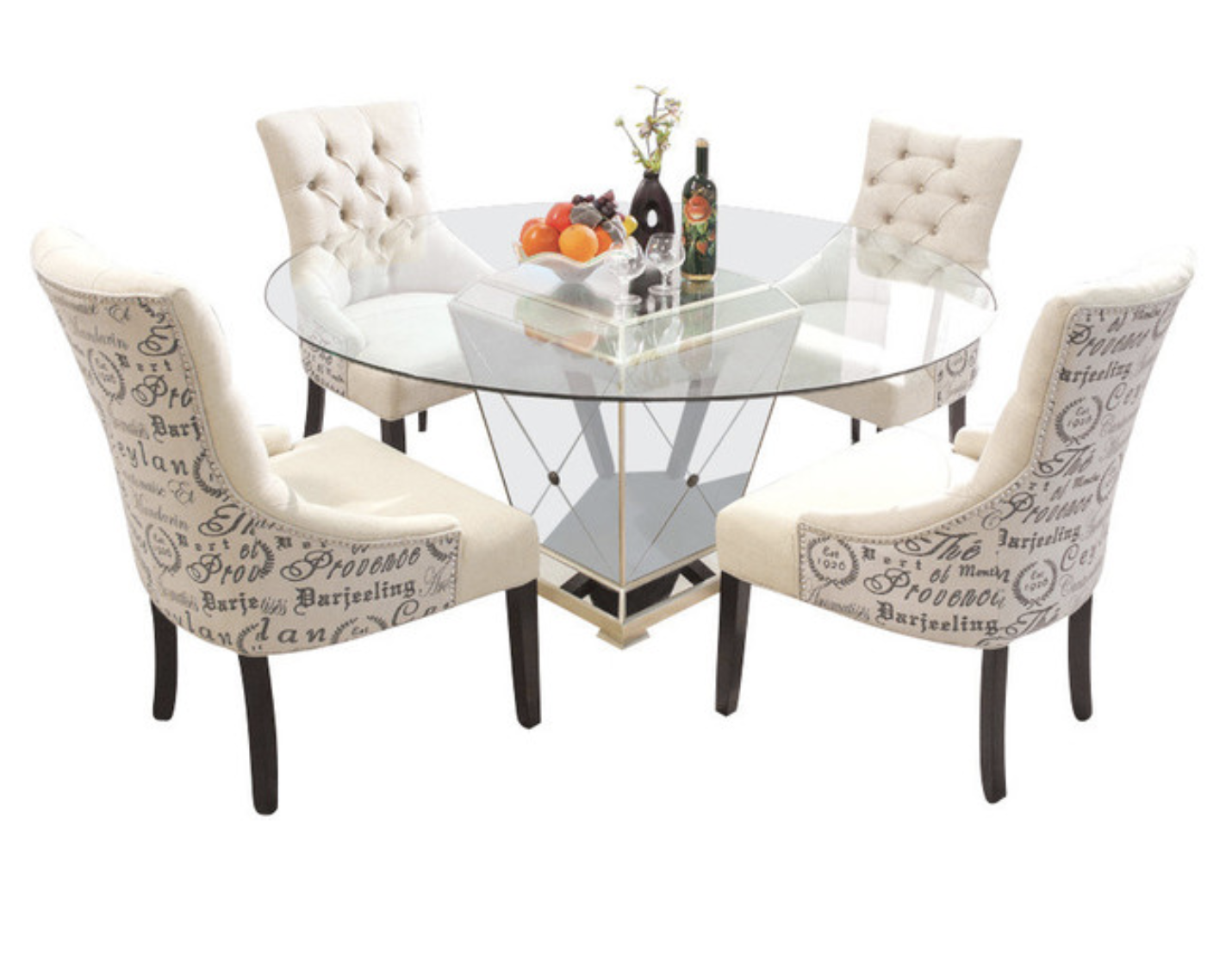 5-piece-round-glass-dining-set