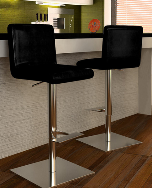 Modern Adjustable Swivel Bar Stool