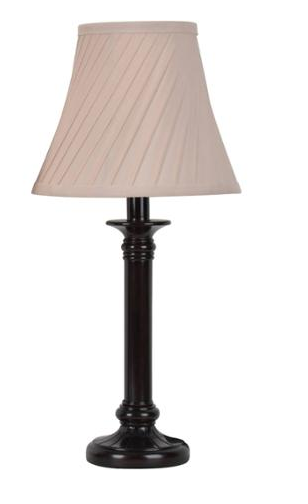 Better Homes and Gardens Oil Rubbed Bronze Table Lamp with Twist Pleat Shade