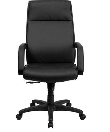black-leather-memory-foam-executive-chair