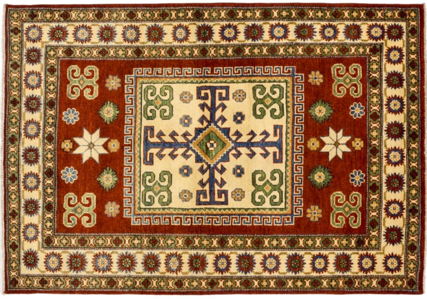 darya-rugs-kazak-hand-knotted-brown-area-rug