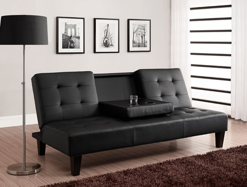 Convertible Sleeper Sofa Black