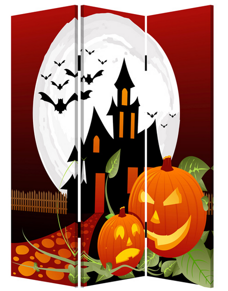 # panel canvas Halloween