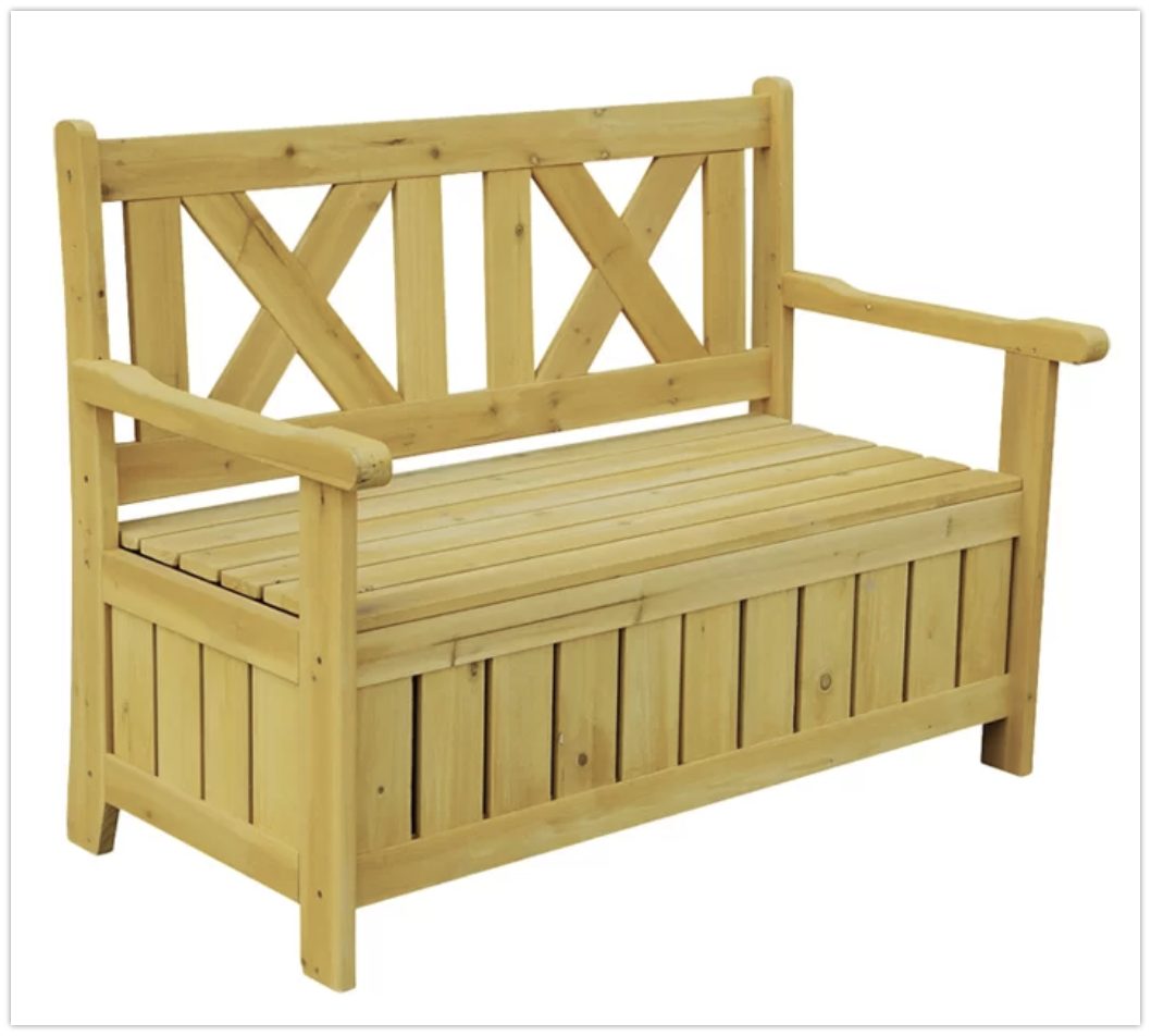 leisure-season-solid-wood-storage-bench