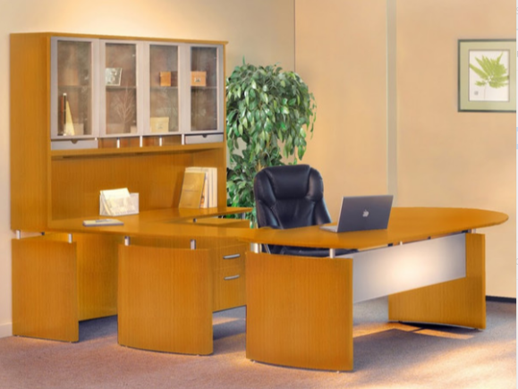 Mayline Napoli Series U-Shape Executive Desk