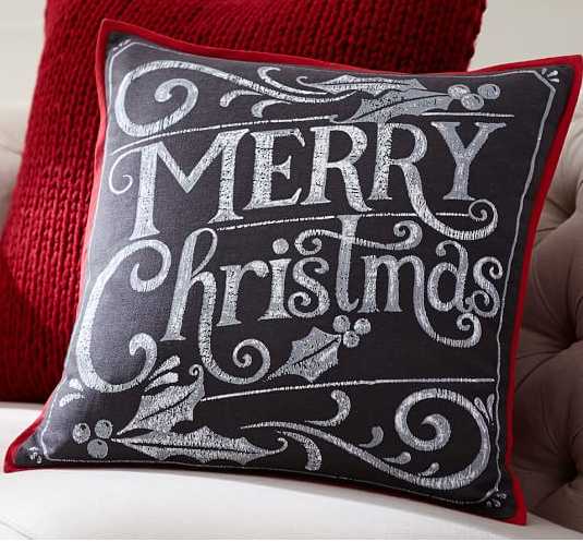 Merry Christmas Decoration Pillow Cover