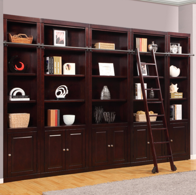 Parker Boston Merlot Library Bookcase