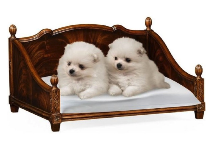 rectangular-4-poster-mahogany-dog-bed