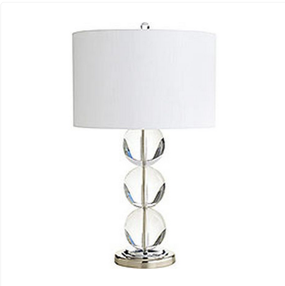Silver Table Lamp
