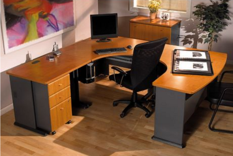 Series A Left Bow U-Desk