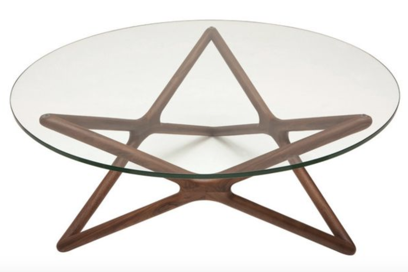 star-glass-top-coffee-table