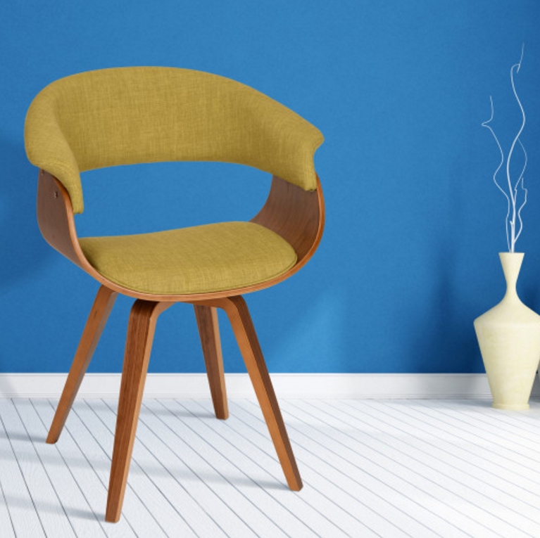 summer-modern-chair-in-green-fabric-and-walnut-wood