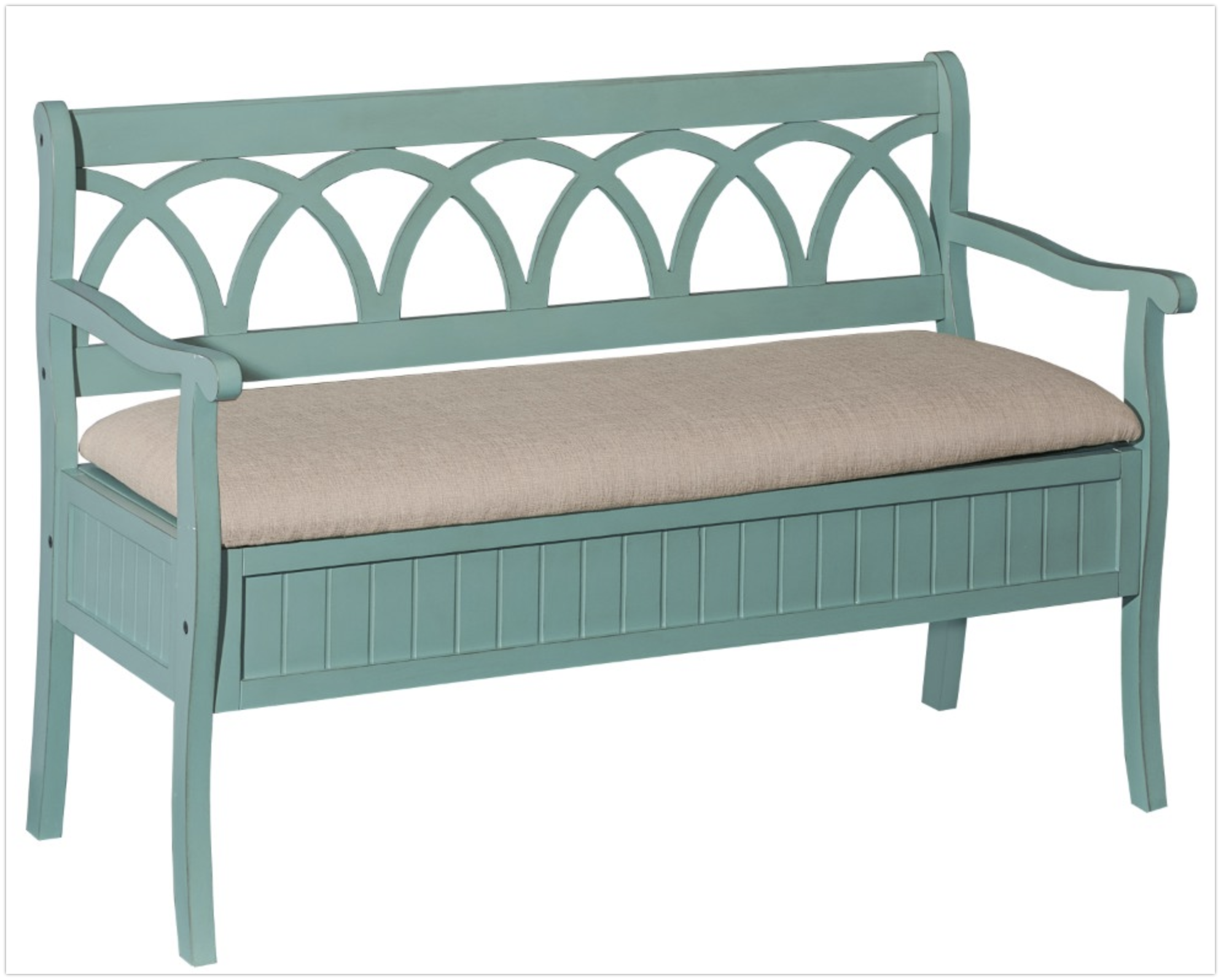 teal-outdoor-bench