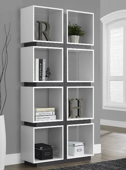monarch specialty white bookcase